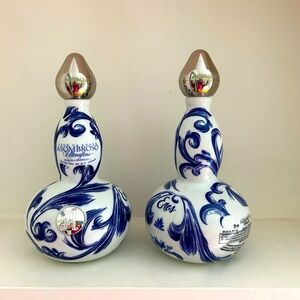 TWO Asombroso Reposado empty 750 ml Tequila bottles